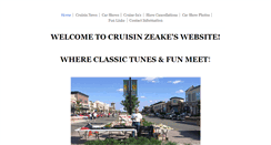 Desktop Screenshot of cruisinzeake.com