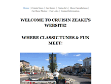 Tablet Screenshot of cruisinzeake.com
